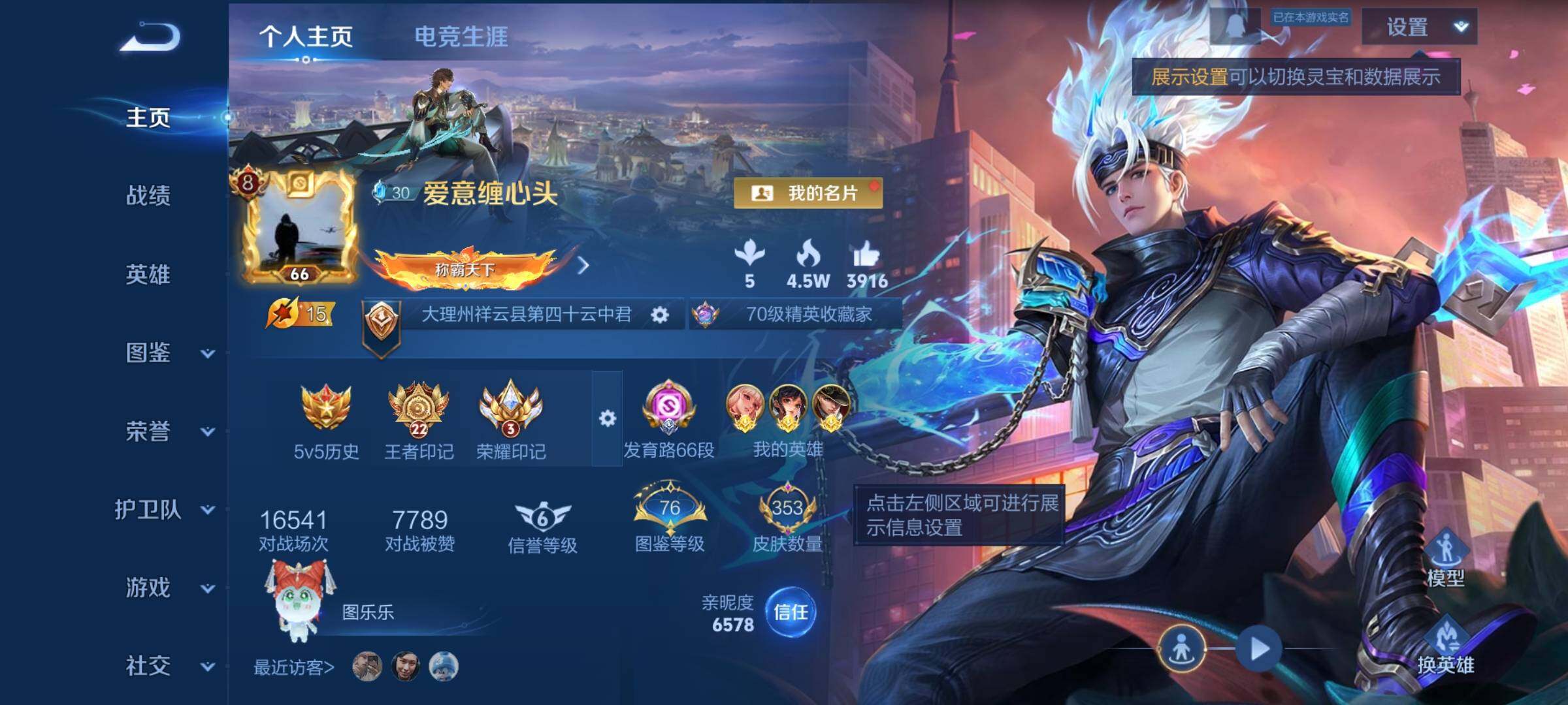 WZCMW3370253王者荣耀账号详情图2