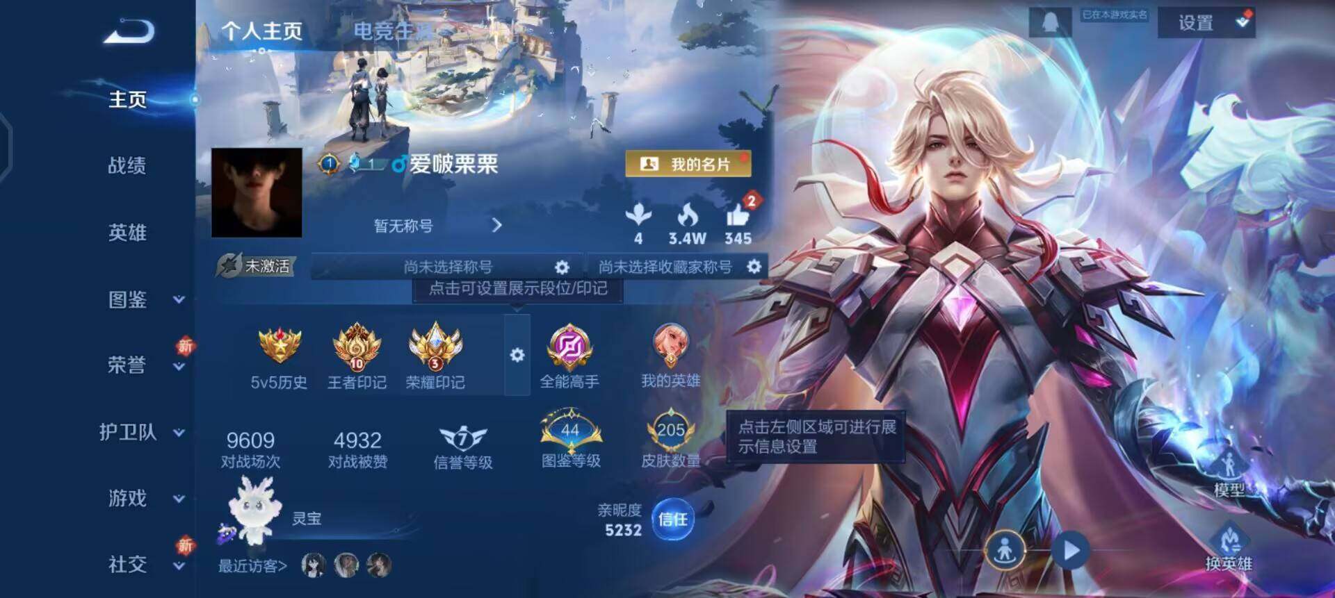 WZQM3372261王者荣耀账号详情图3