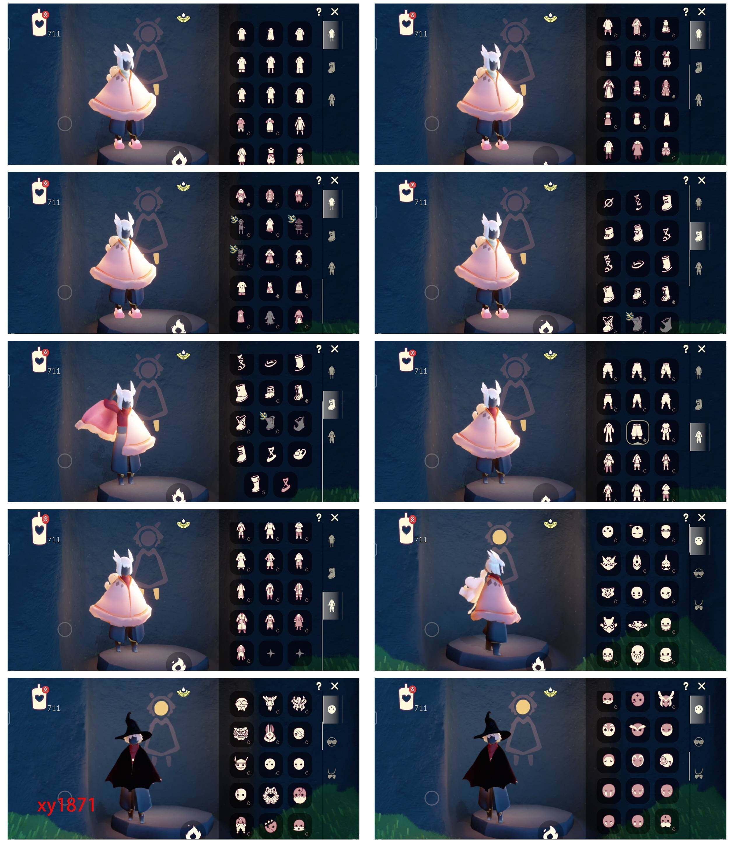 光遇账号安卓官服白枭透巫师帽武士裤绊爱蝴蝶结公主头书虫明斗篷白雪斗篷巫树犄角蝙蝠套装详情看图价格可谈资源：蜡烛711   爱心202   红烛54  12翼 
已毕业地图：全图毕业
毕业季节： 潜海季  表演季 破