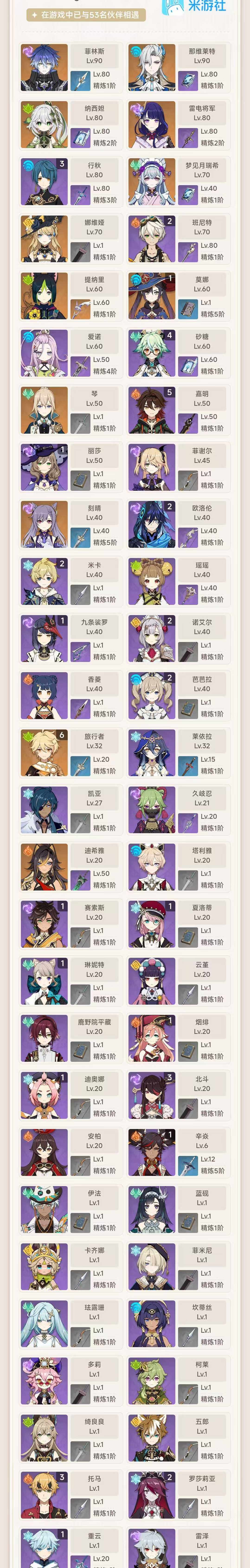 YSEY314654原神账号详情图3