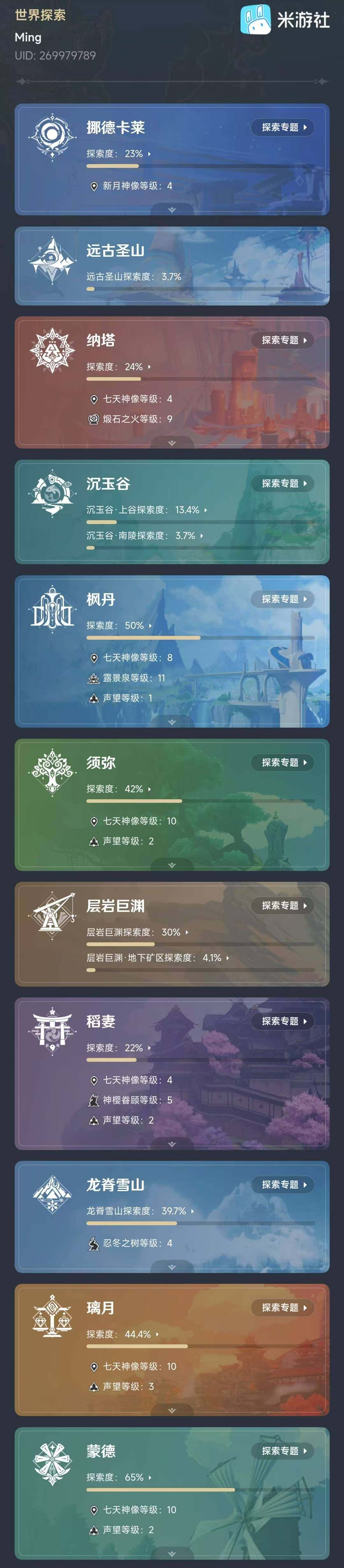 YSEY314654原神账号详情图4