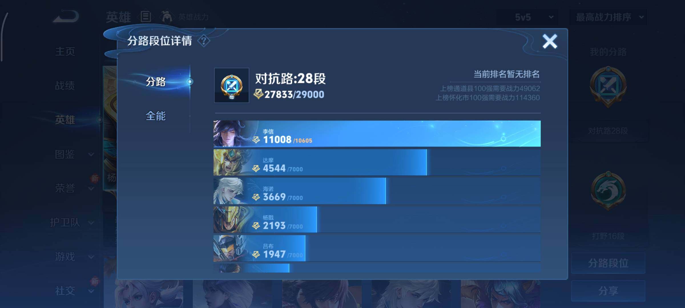 WZCMY3367915王者荣耀账号详情图4 WZCMY3367915王者荣耀账号详情图4