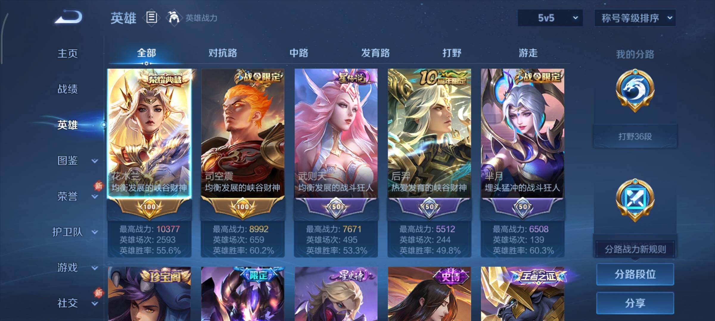 WZCMY3367895王者荣耀账号详情图3