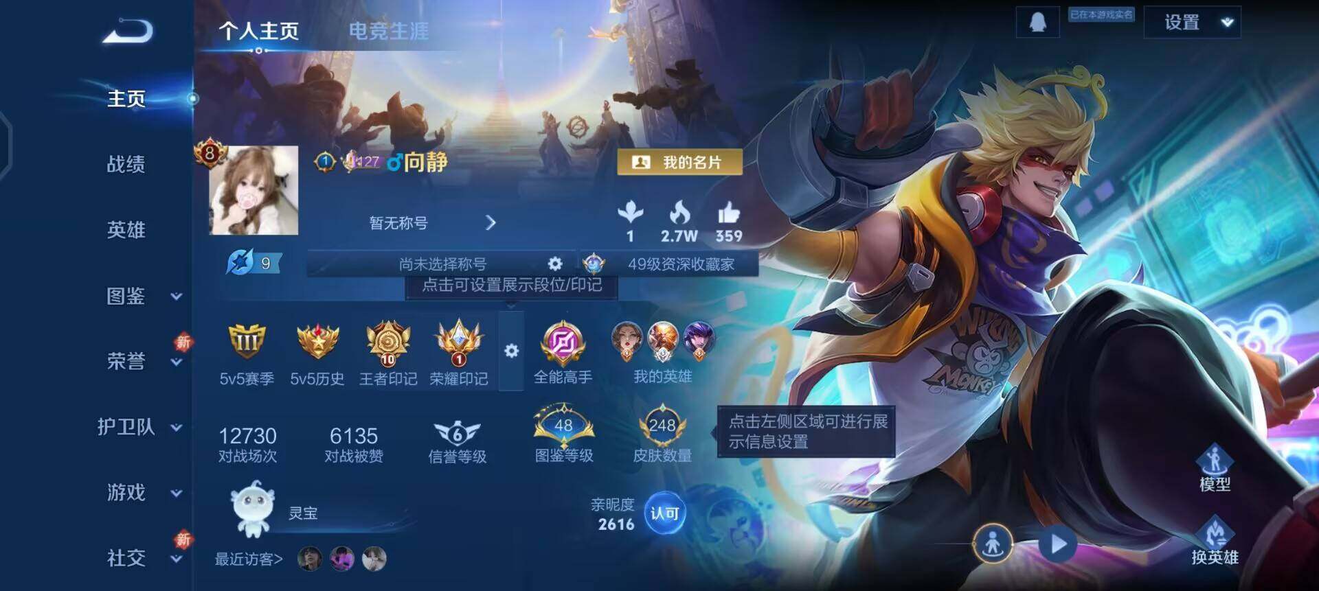 WZQM3372253王者荣耀账号详情图14