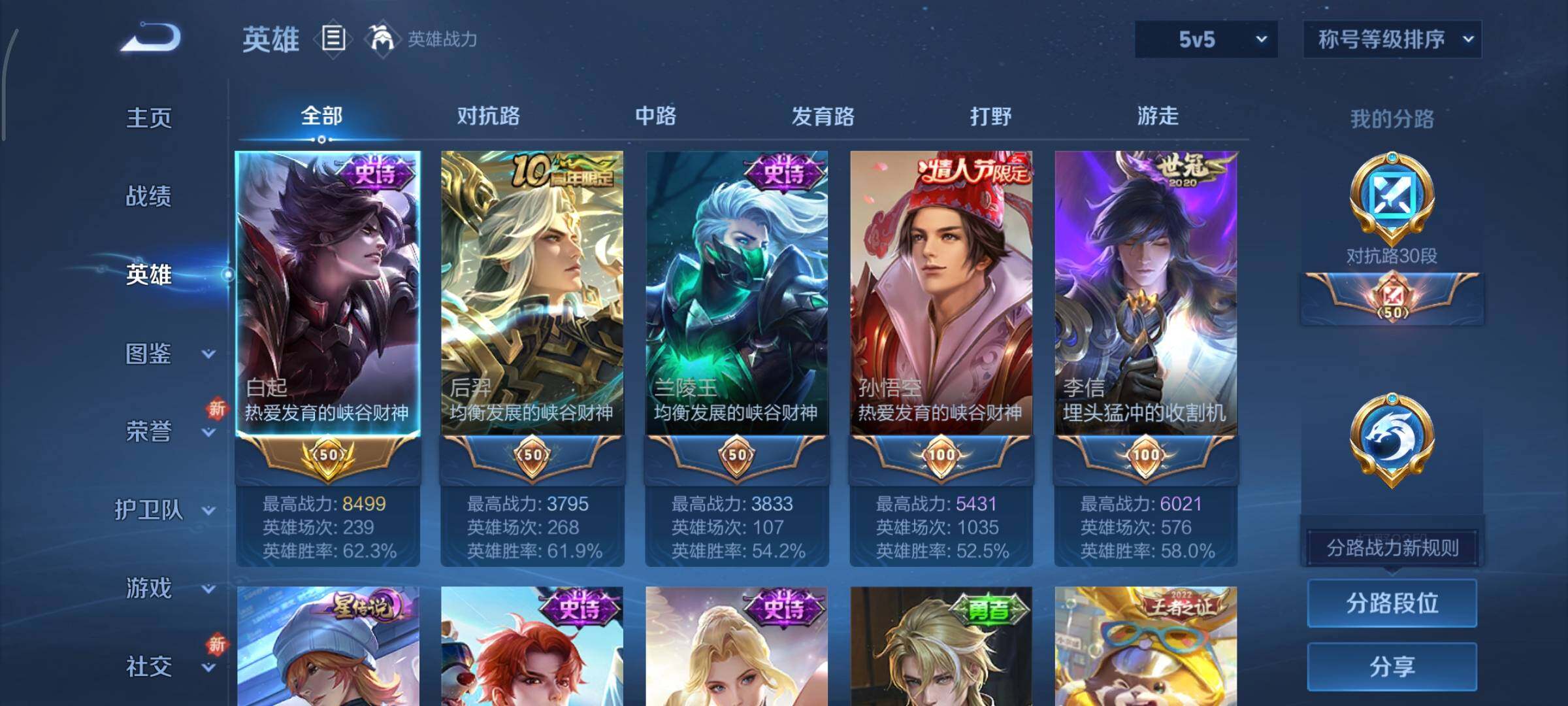 WZCMY3367972王者荣耀账号详情图3