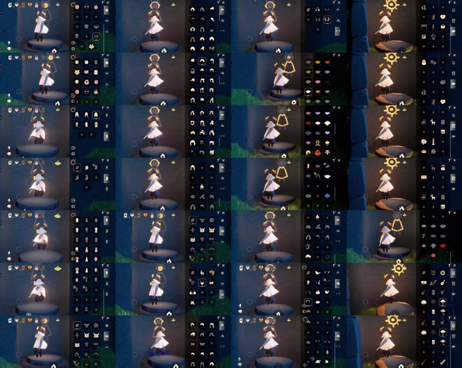 光遇账号vivo渠道服HT0590 vivo  【毕业图】霞谷，暮土 【毕业季】九色鹿 【蜡烛】14 【爱心】10 【稀有礼包】金鳞耳饰，圣诞鹿角，大橘大利，鲤跃龙门，瑞气纸伞 【毕业物品】飘带斗篷，柔缎花边连，飞天盘发