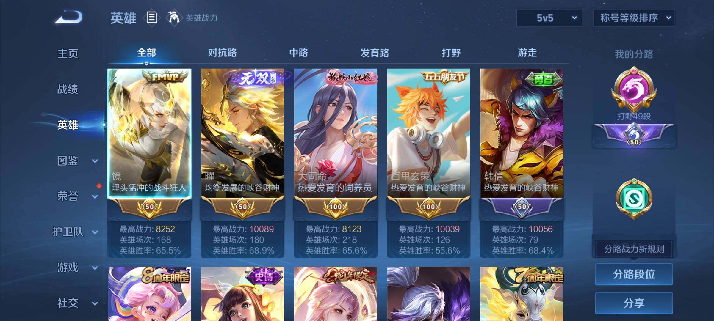 WZCMW3371530王者荣耀账号详情图3