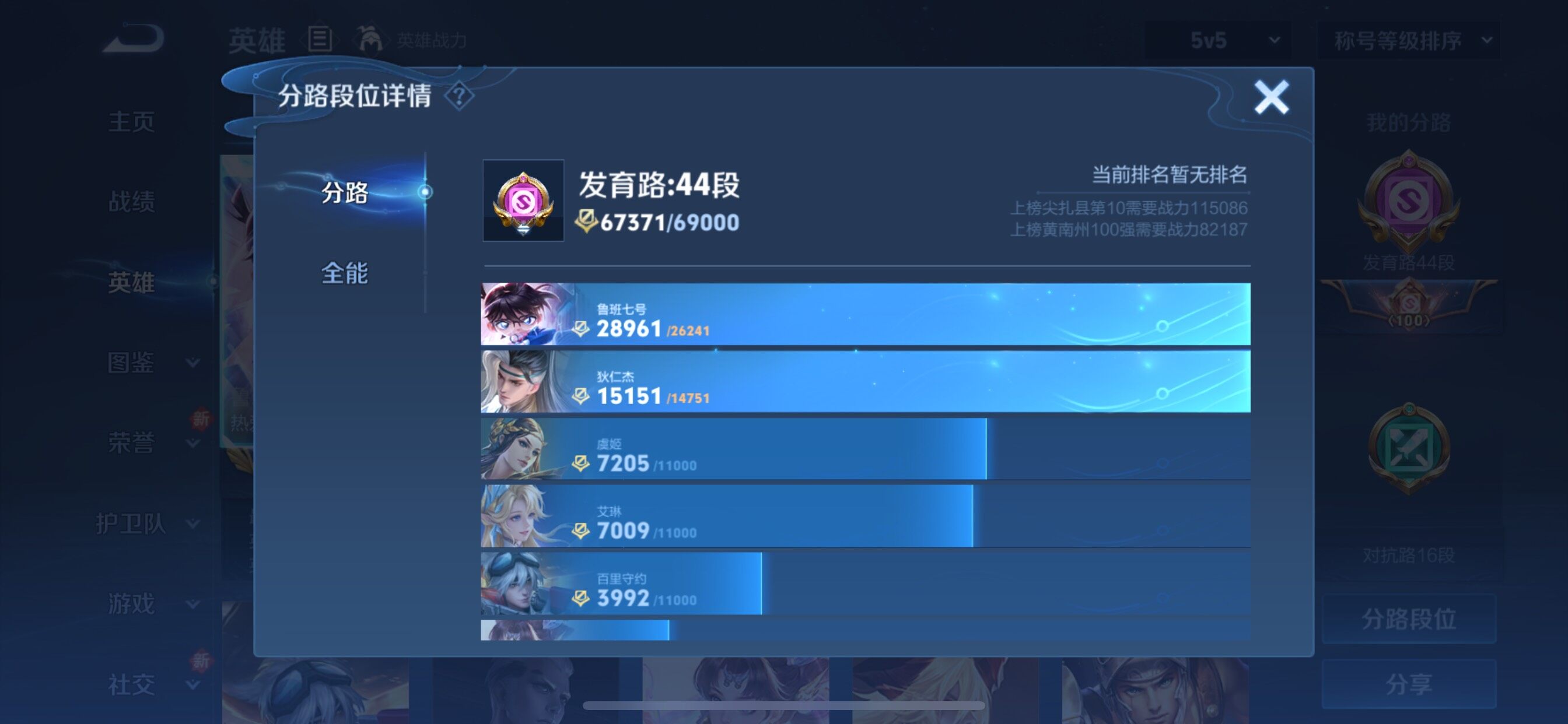 WZCMY3370381王者荣耀账号详情图5