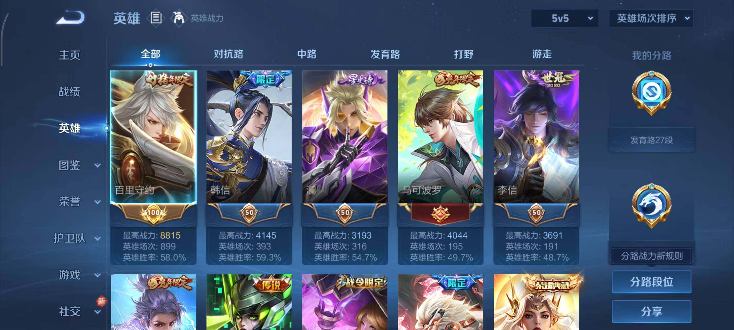 WZLX3379302王者荣耀账号详情图3