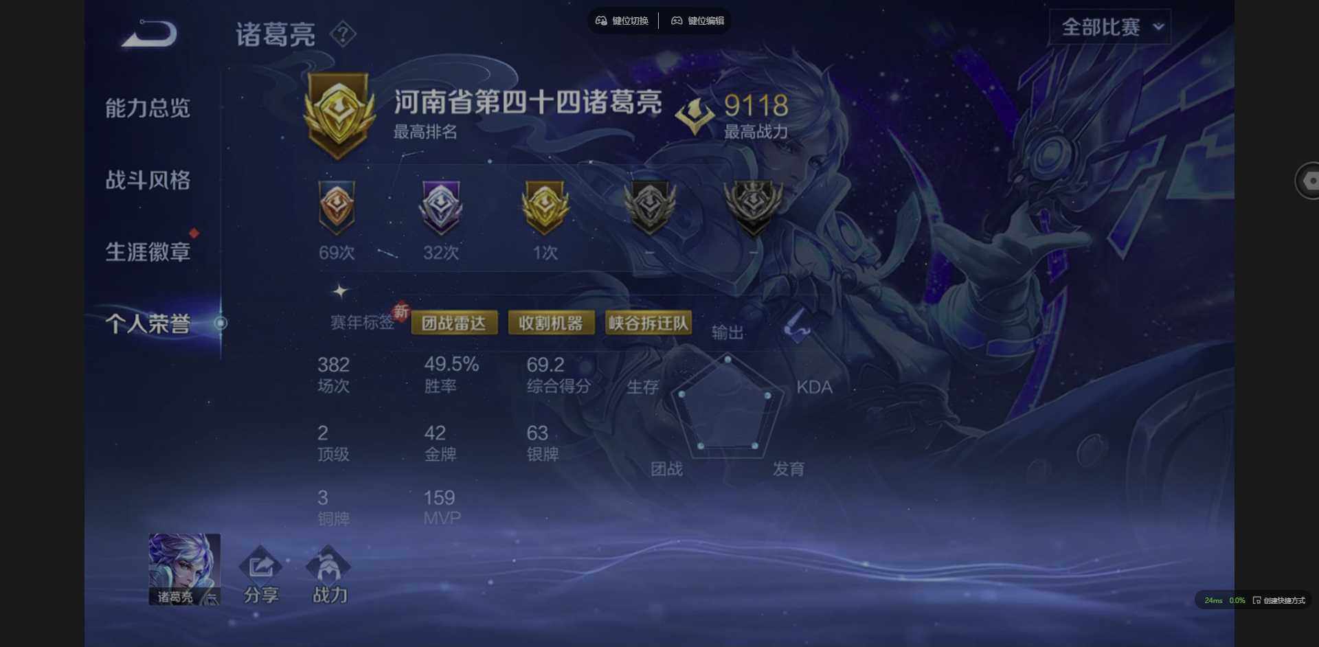 WZQM3372357王者荣耀账号详情图8 WZQM3372357王者荣耀账号详情图8