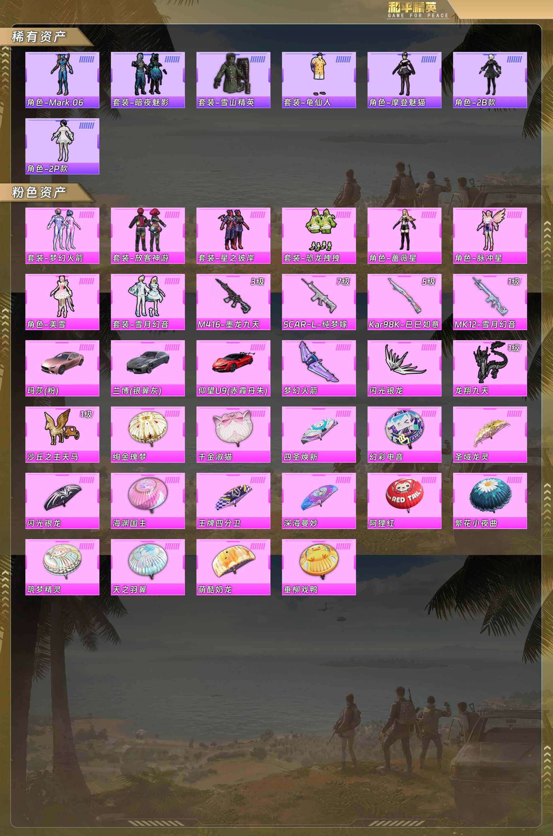 HPQM477991和平精英账号详情图6