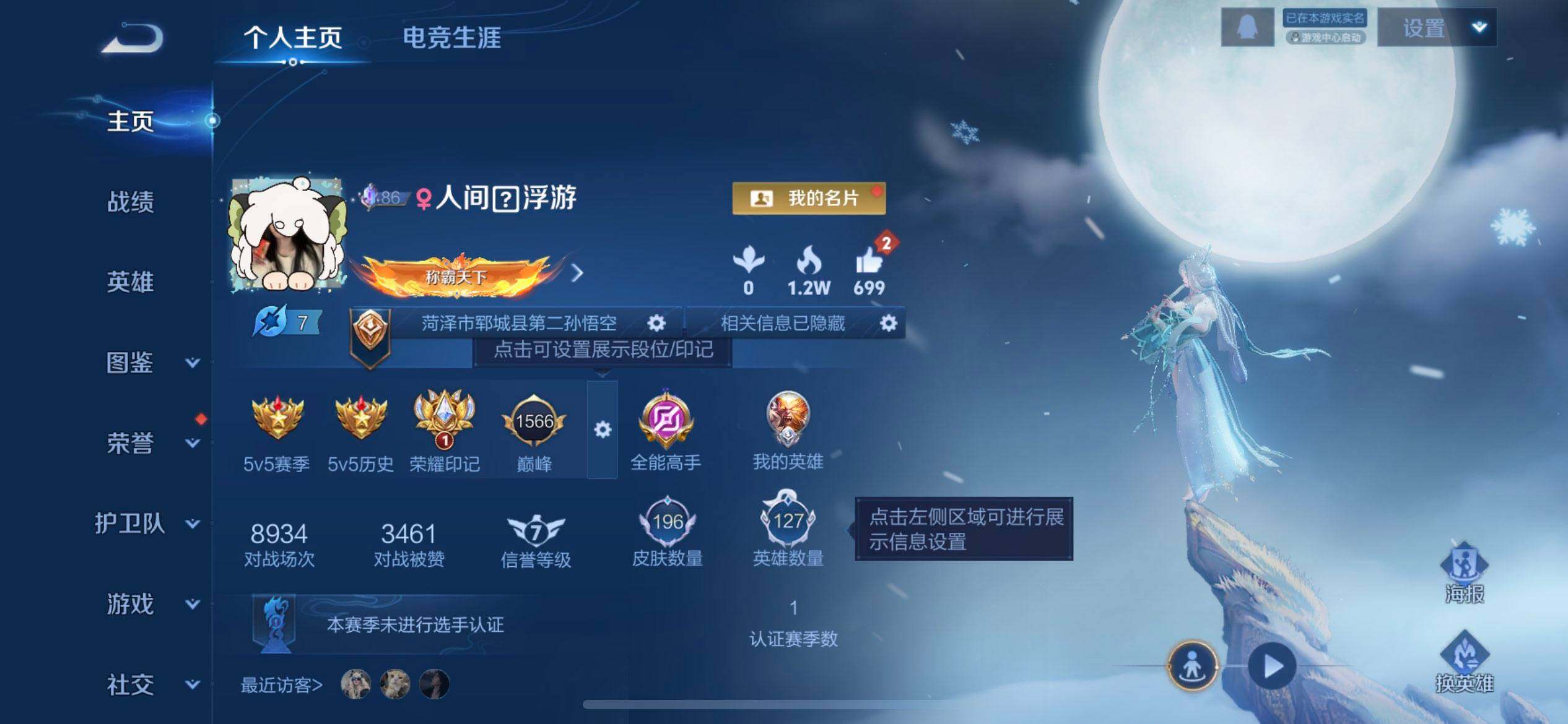 WZQM3372235王者荣耀账号详情图3