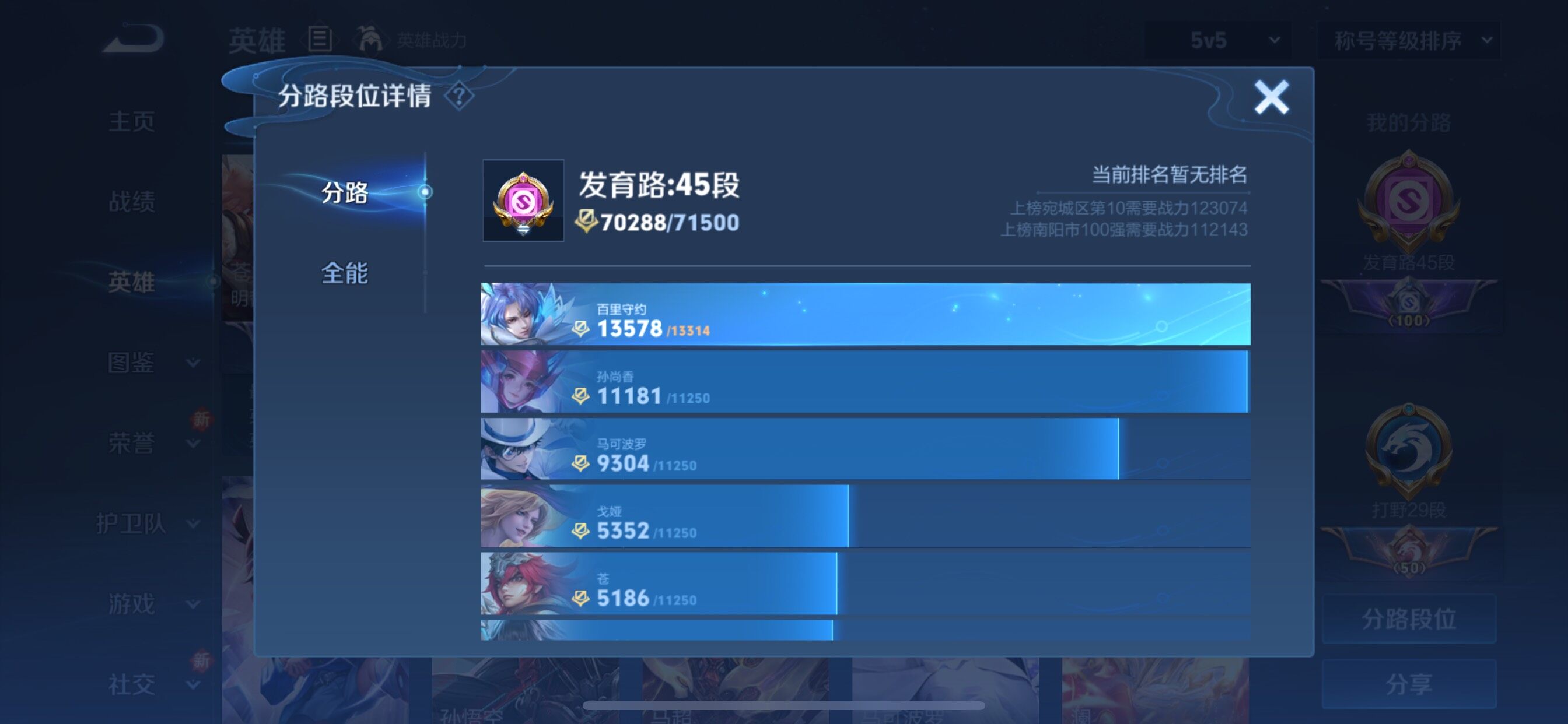 WZCMY3369843王者荣耀账号详情图5