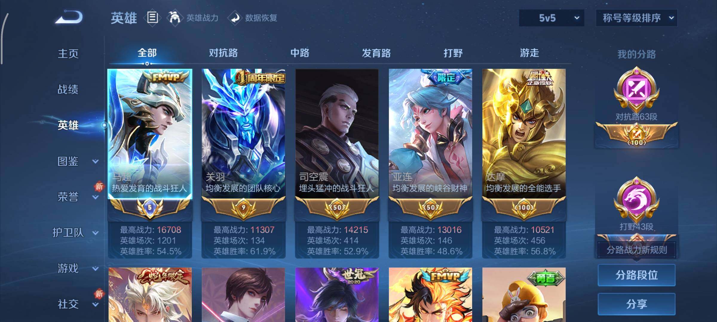 WZCMY3369862王者荣耀账号详情图4