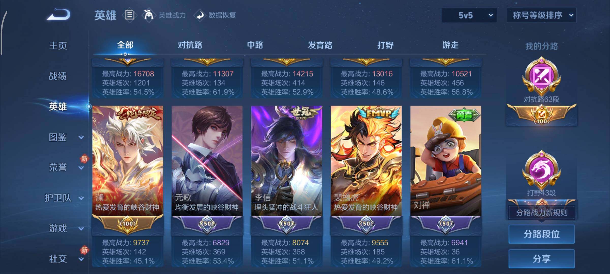 WZCMY3369862王者荣耀账号详情图5