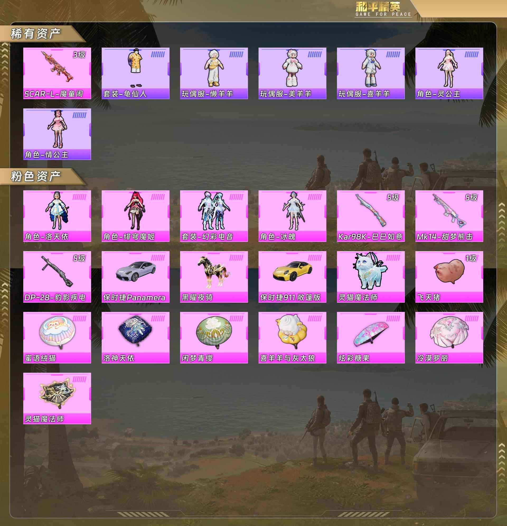 HPCMW478176和平精英账号详情图5