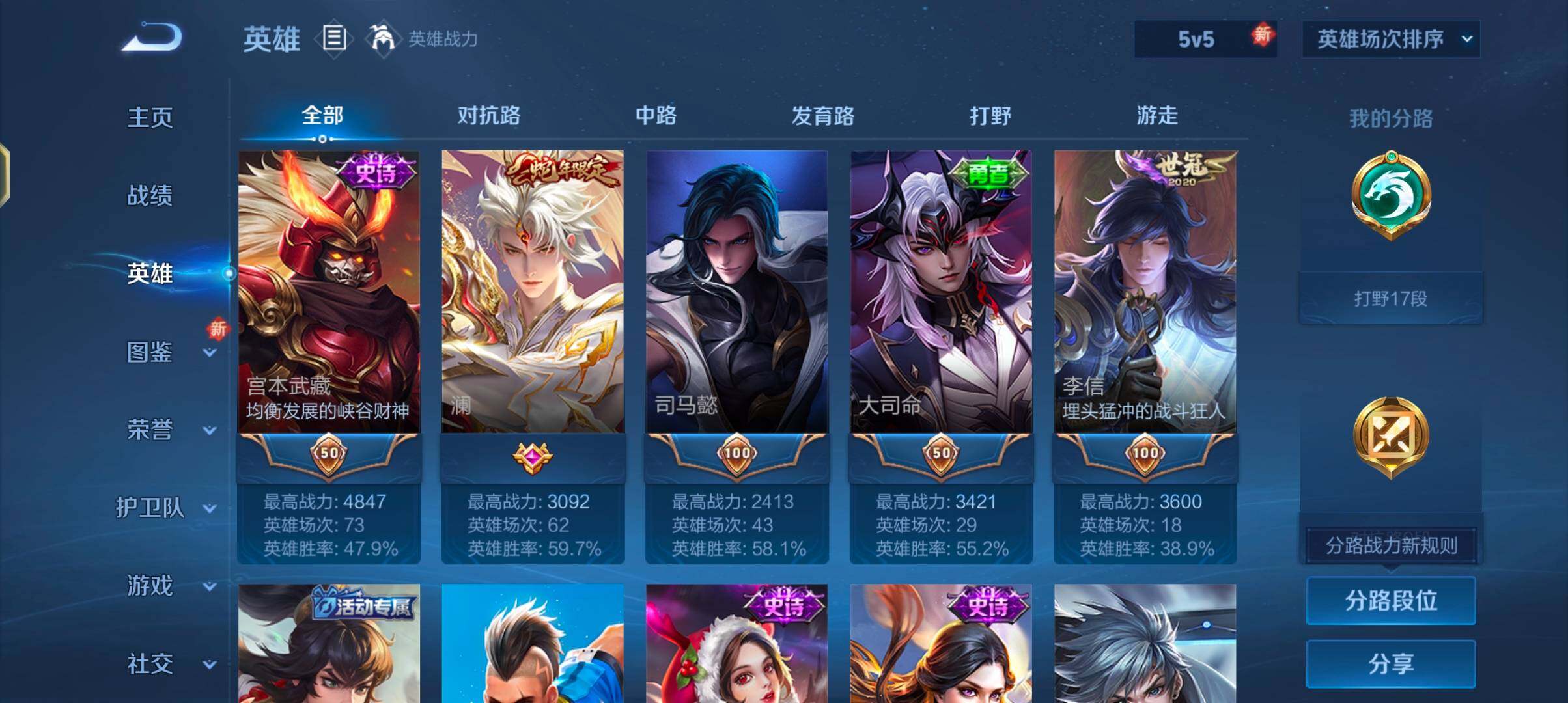 WZJZ3382730王者荣耀账号详情图5