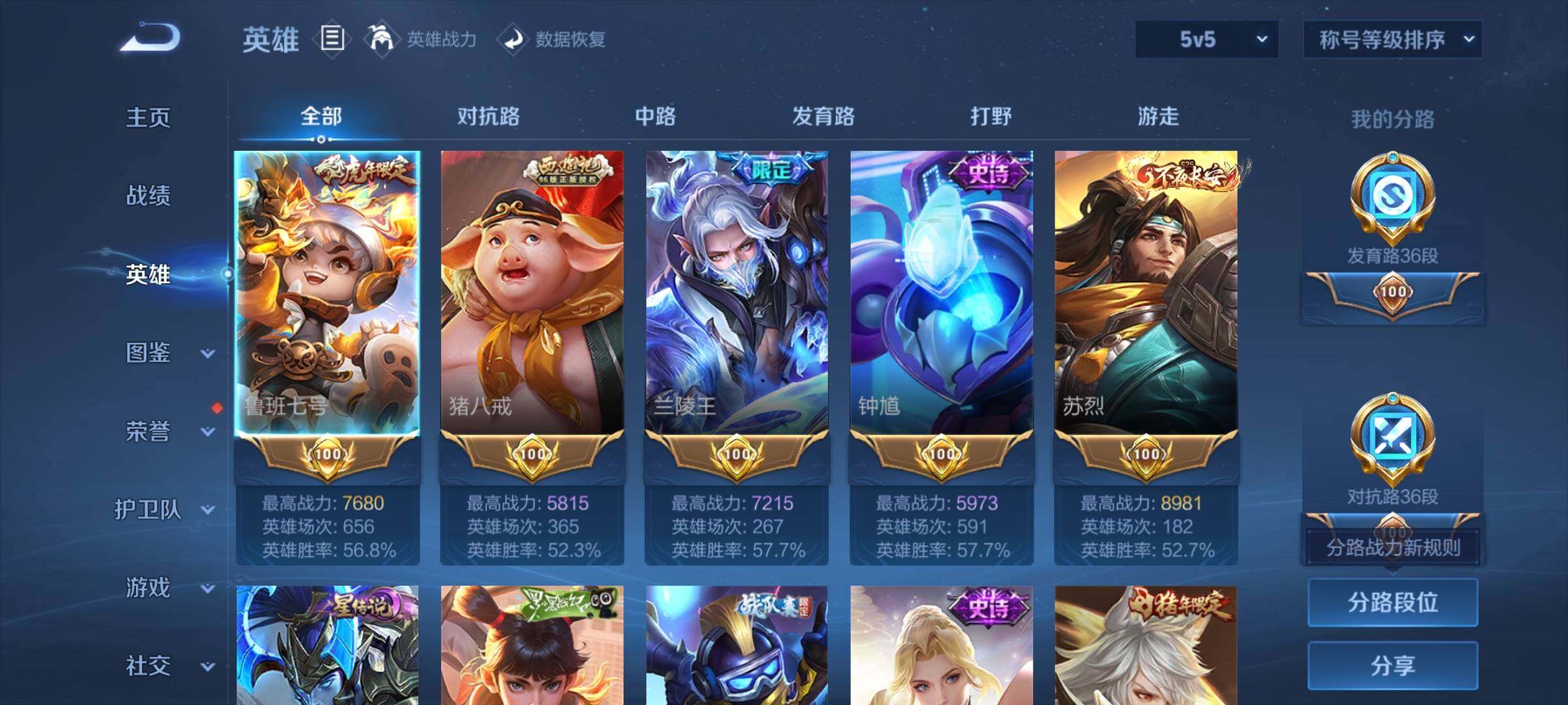 WZCMW3372577王者荣耀账号详情图3