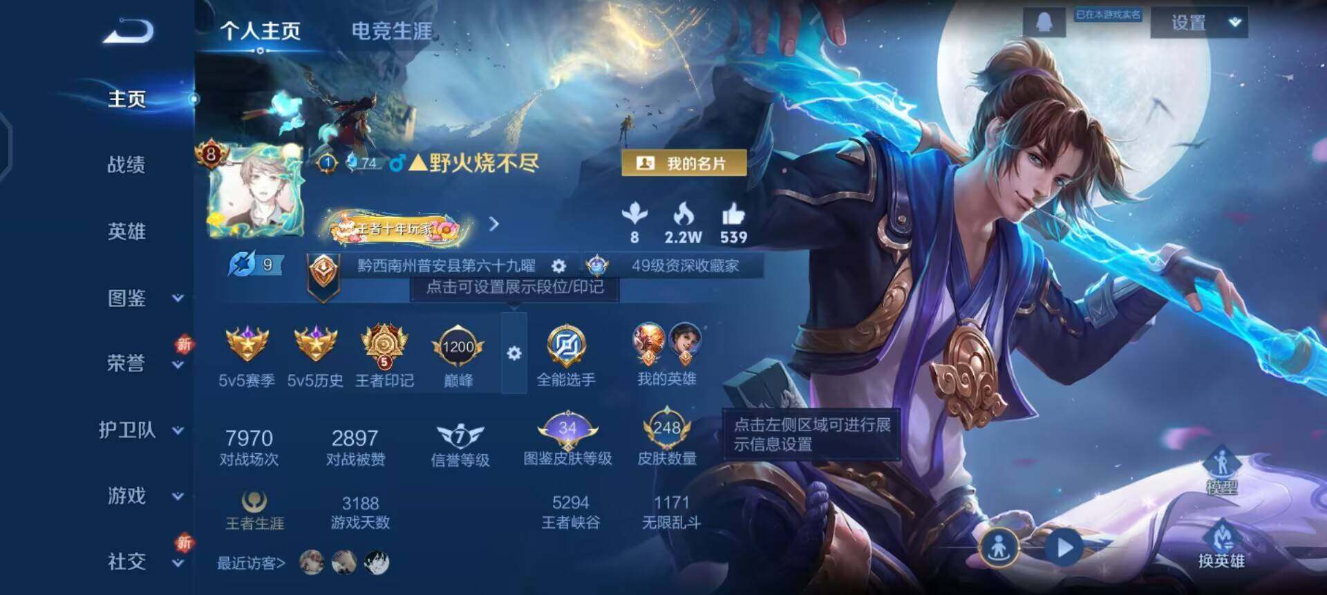 WZQM3372971王者荣耀账号详情图3