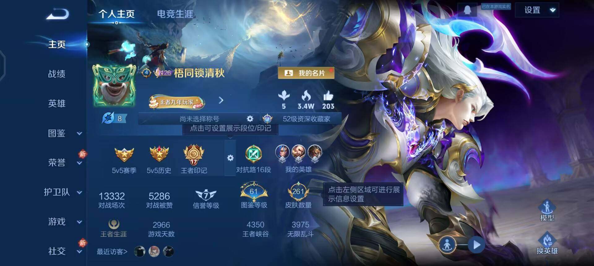 WZQM3372973王者荣耀账号详情图3