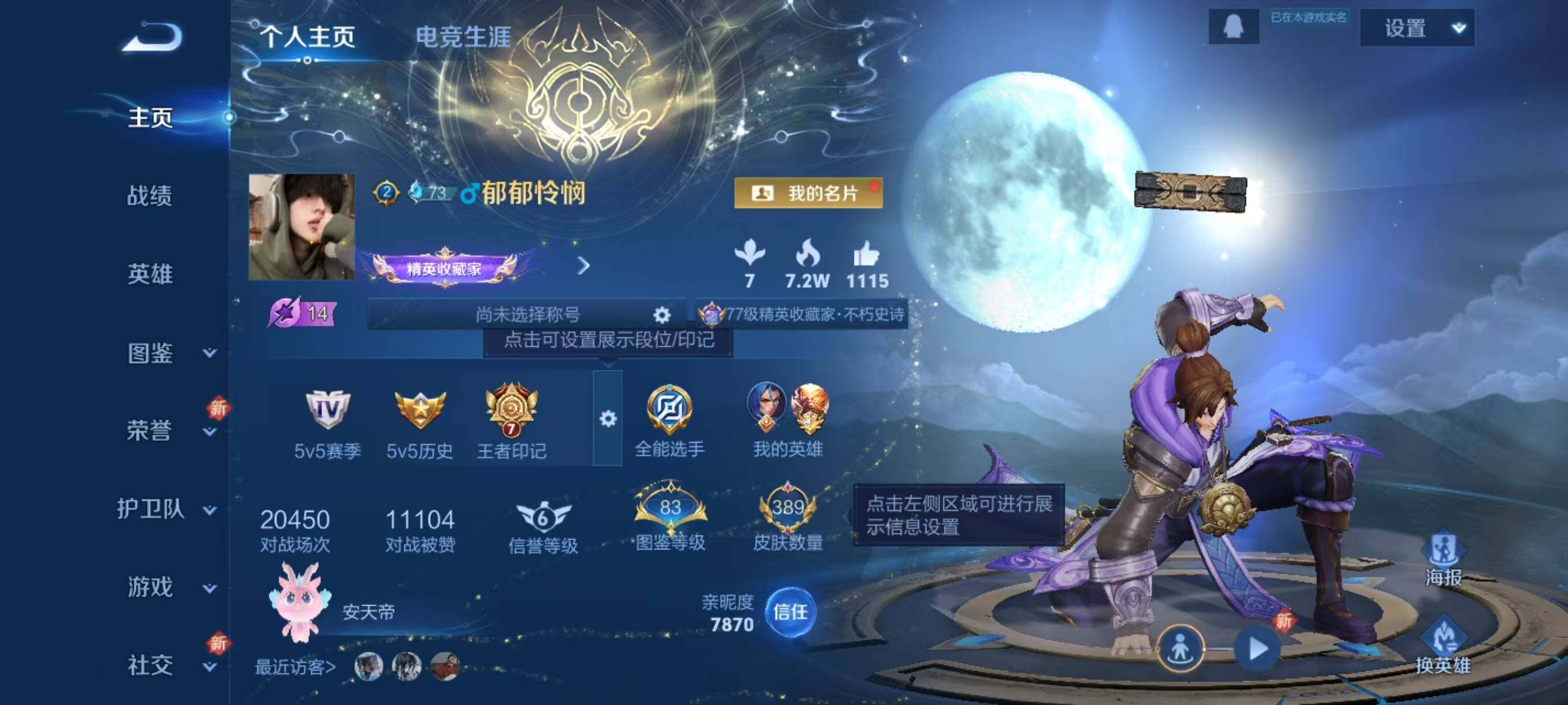 WZLX3379337王者荣耀账号详情图2 WZLX3379337王者荣耀账号详情图2