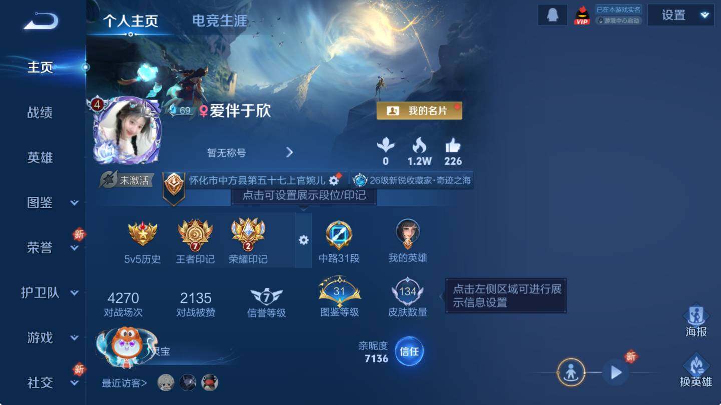 WZCMW3369778王者荣耀账号详情图5