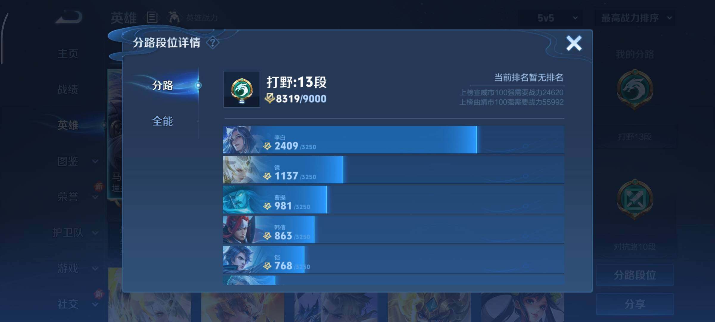 WZCMY3371098王者荣耀账号详情图4 WZCMY3371098王者荣耀账号详情图4