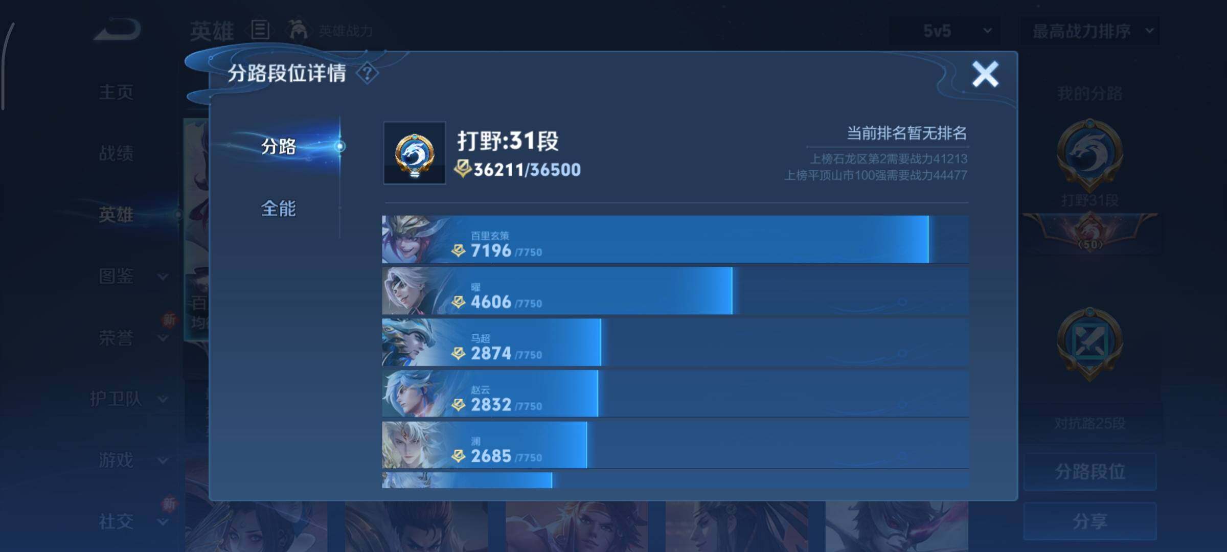 WZCMY3371099王者荣耀账号详情图4