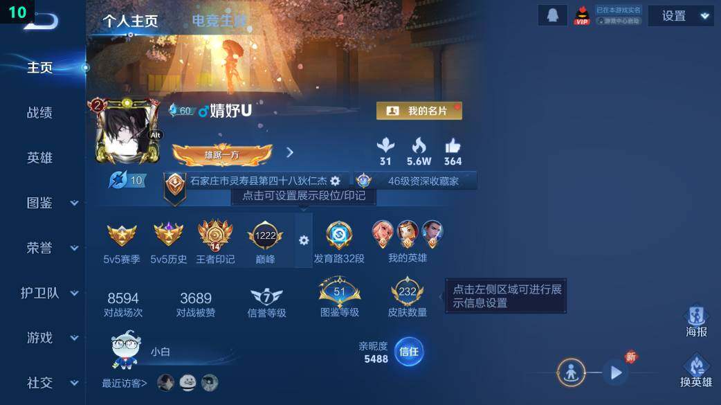 WZ0349441王者荣耀账号详情图6