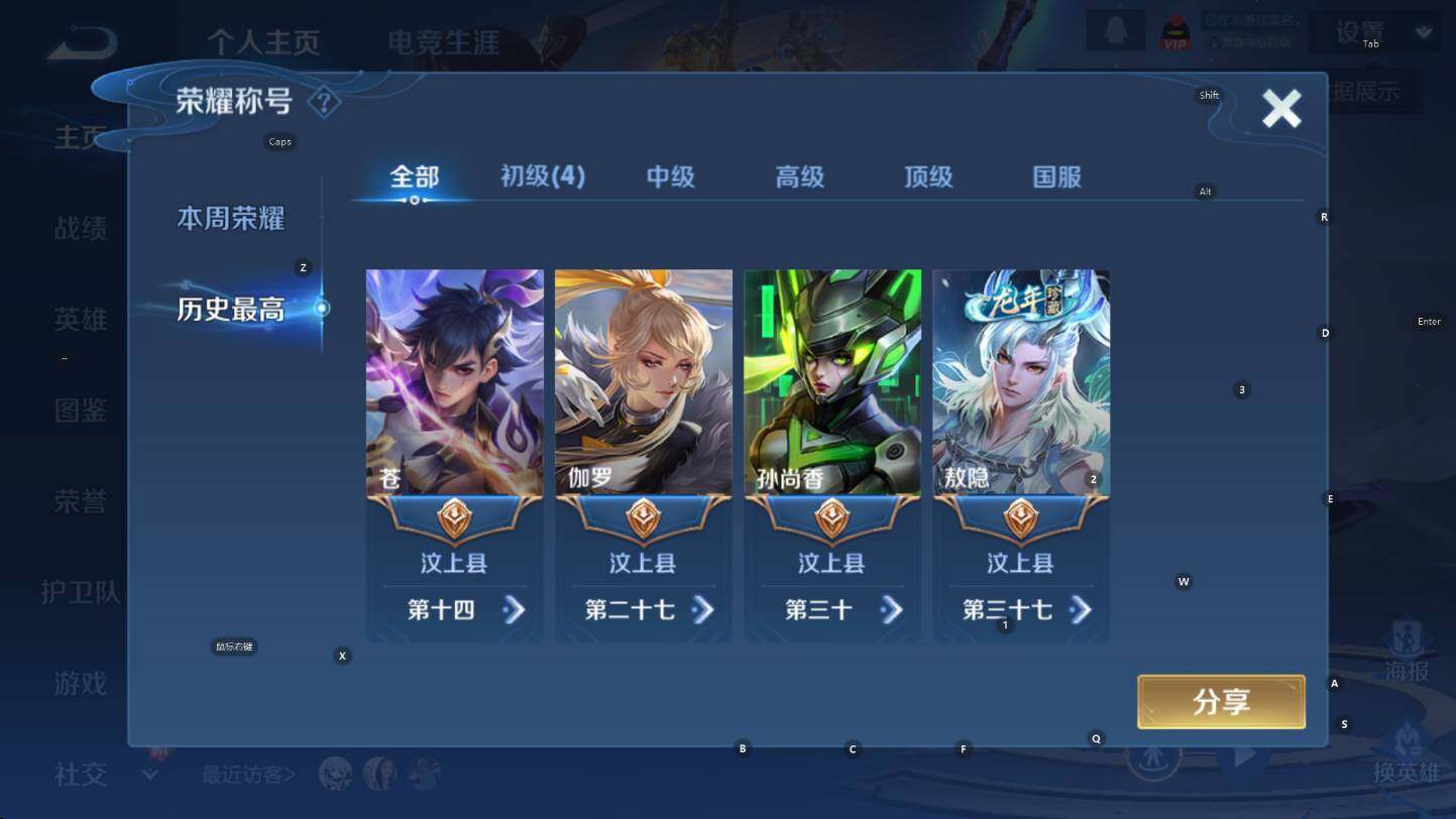 WZCMW3370203王者荣耀账号详情图9