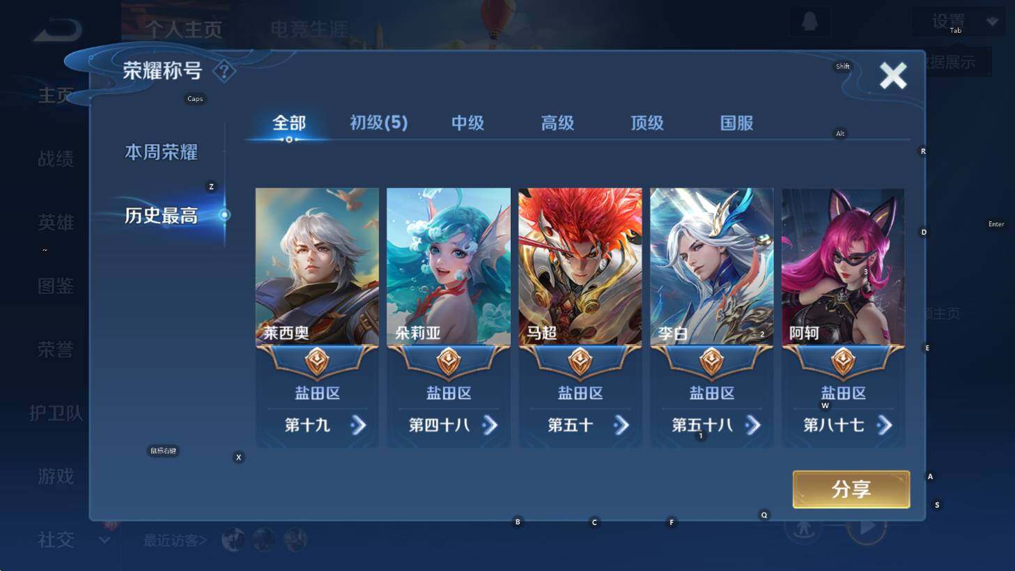 WZCMW3370211王者荣耀账号详情图10