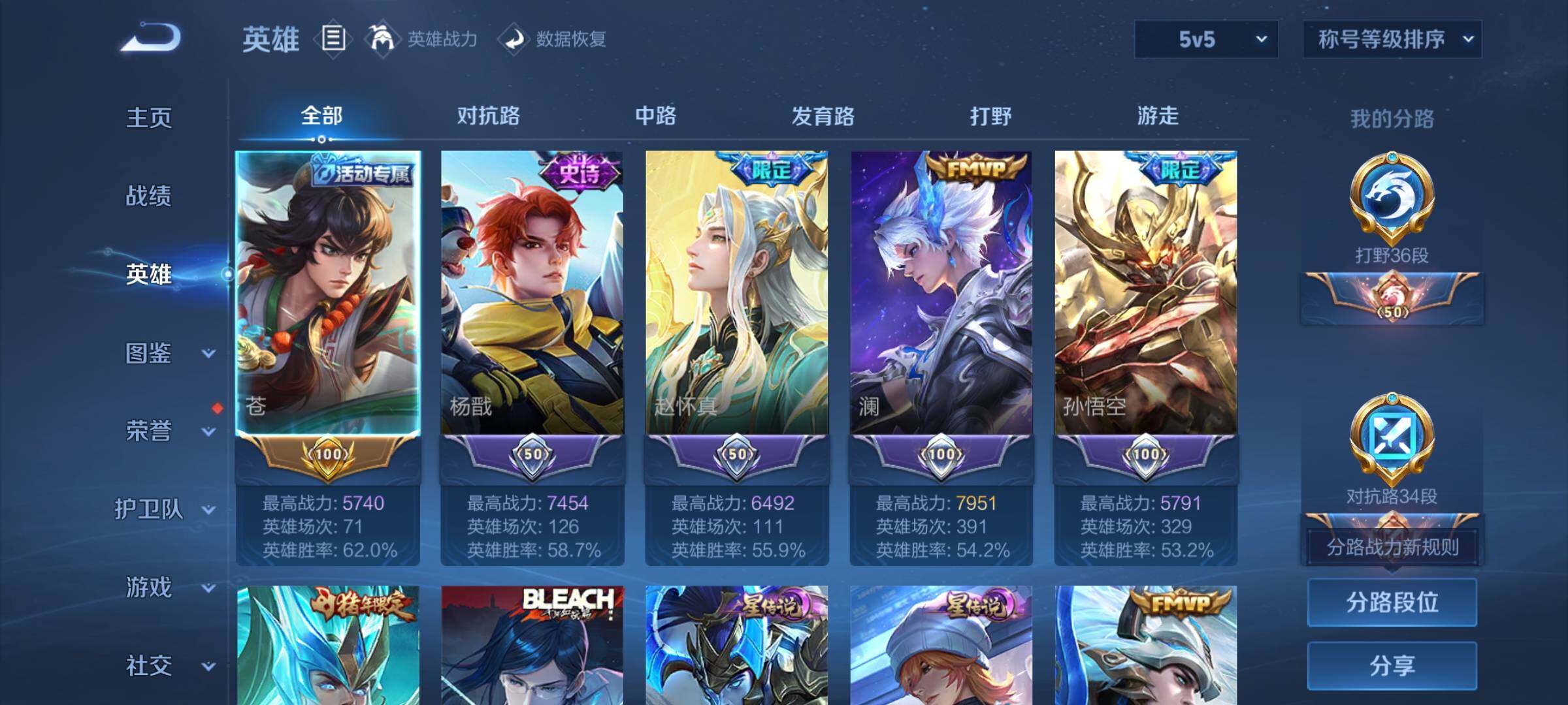 WZCMW3372716王者荣耀账号详情图3