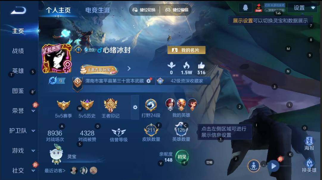 WZQM3375091王者荣耀账号详情图3