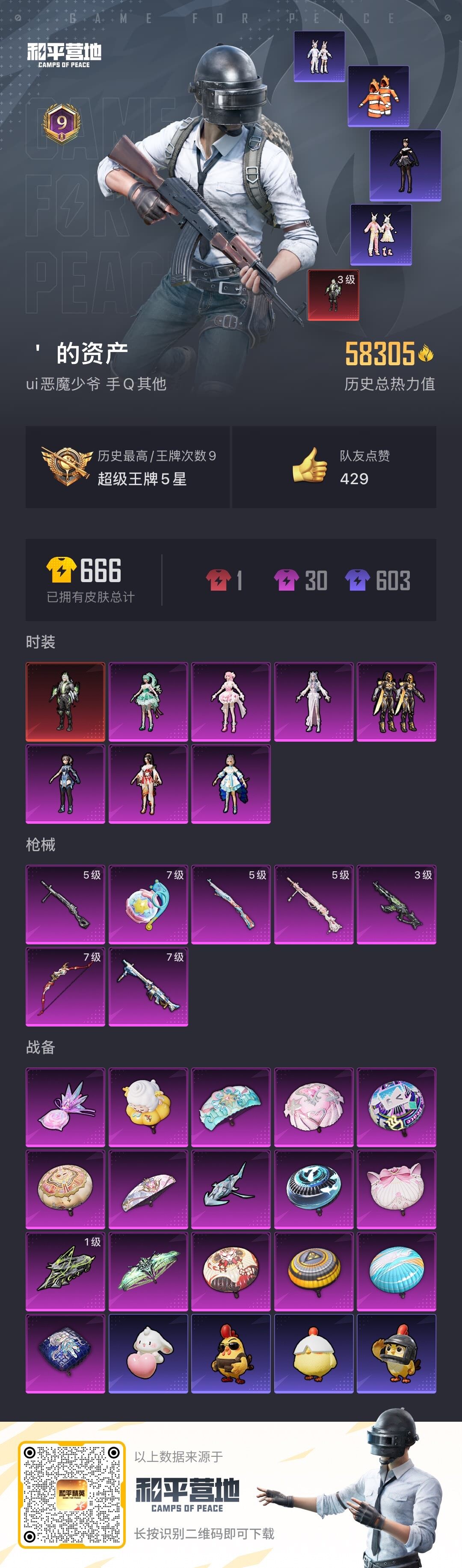 HPCMW3425305和平精英账号详情图2 HPCMW3425305和平精英账号详情图2