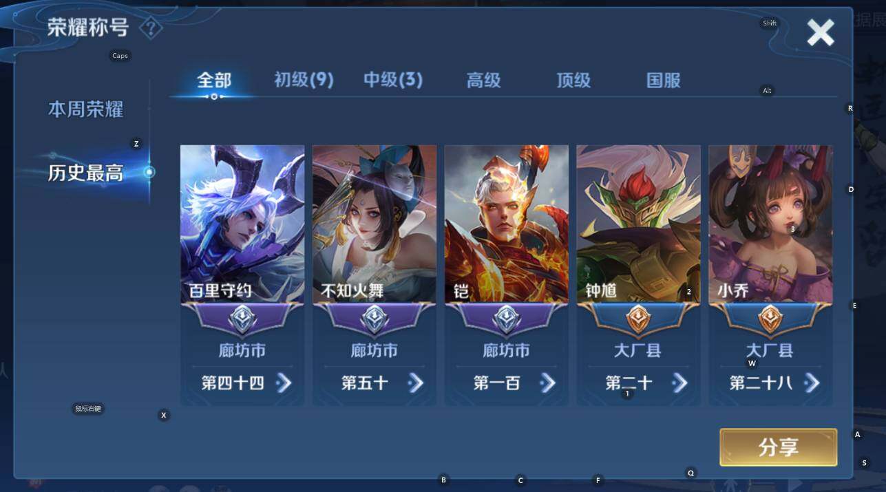 WZCMW3370979王者荣耀账号详情图7