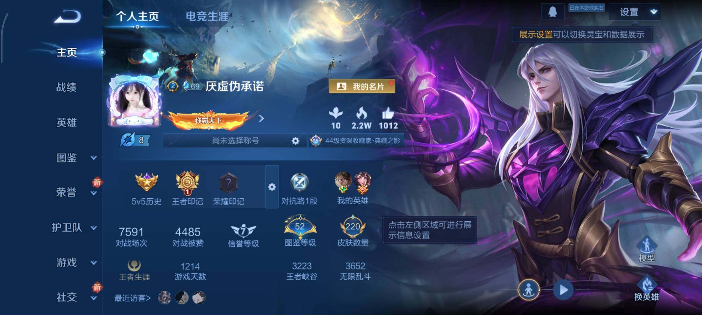 WZCMY3372894王者荣耀账号详情图2