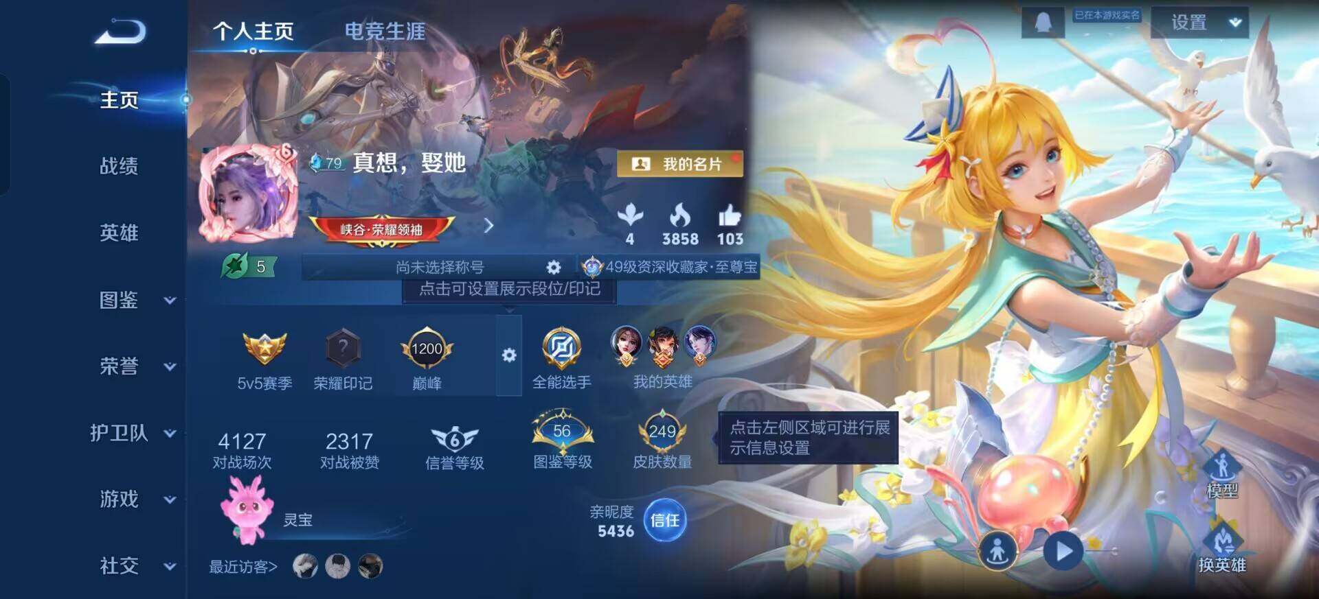 WZQM3381282王者荣耀账号详情图3 WZQM3381282王者荣耀账号详情图3