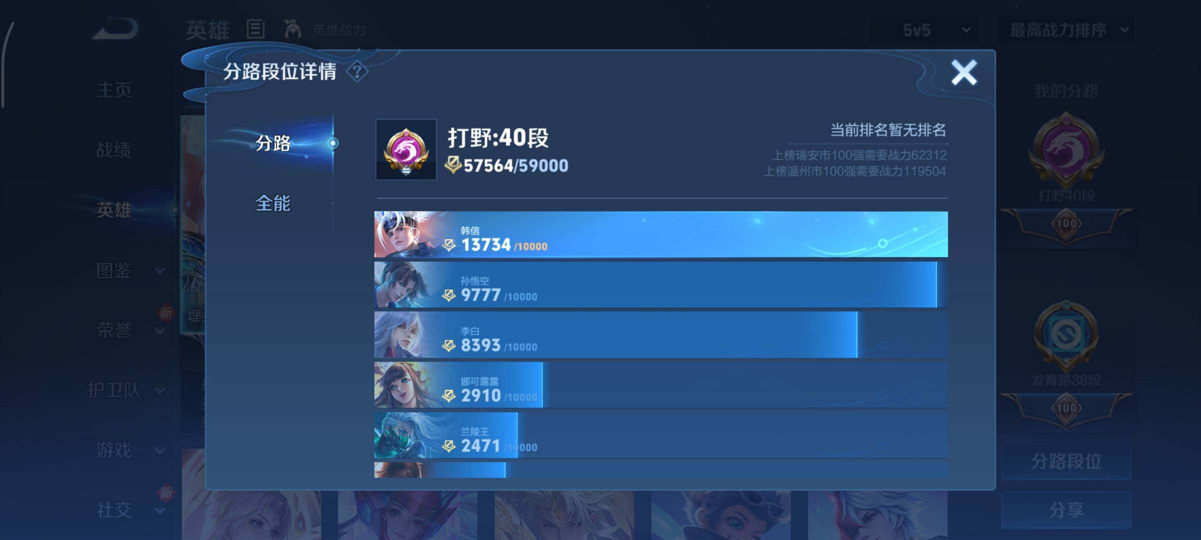 WZCMY3373028王者荣耀账号详情图5 WZCMY3373028王者荣耀账号详情图5