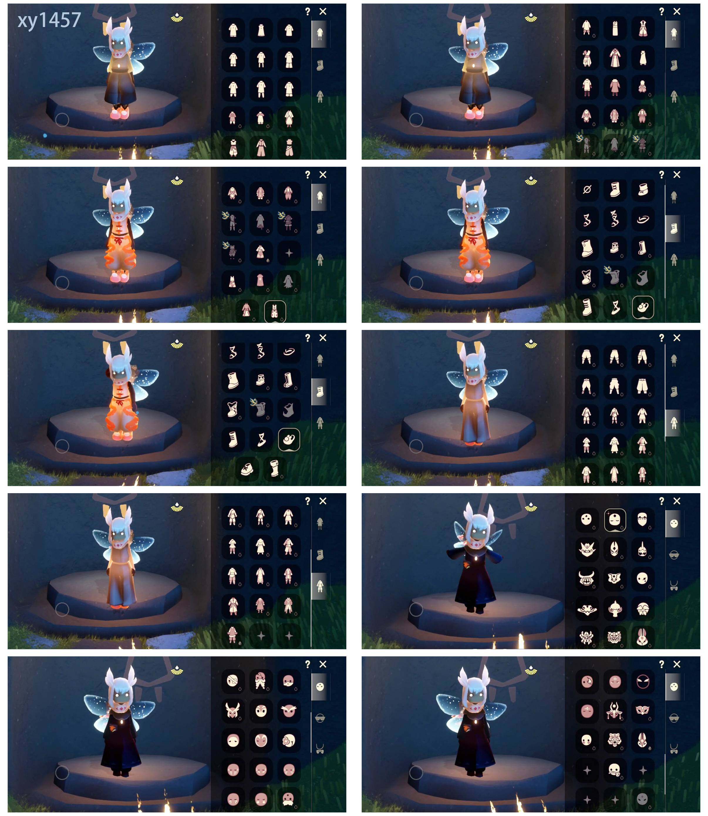 光遇账号安卓官服音韵吉他白枭背带裤巫师帽献瑞折扇冥龙南瓜蝙蝠套雪花发饰玉兔拖鞋新春福娃九色鹿角彩虹耳机资源：蜡烛341 爱心47 红烛128 翼9
已毕业地图：全图
毕业季节：表演季 破晓季 欧若拉 追忆季 归巢季