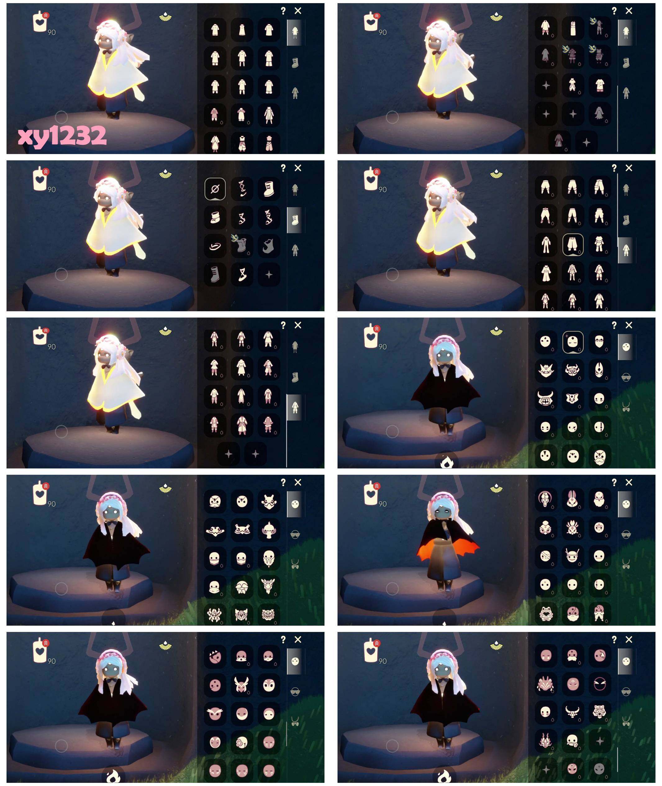 光遇账号华为渠道服狗头白枭透明蝶翼皮圣诞鹿角TGC黑底斗篷星球夹克秋千跷跷板欧若拉之声武术犄角蝙蝠套装巫师帽
资源：蜡烛89  爱心74   红烛13 10翼
已毕业地图：全图毕业
毕业季节：圣岛季 预言季 梦想季 