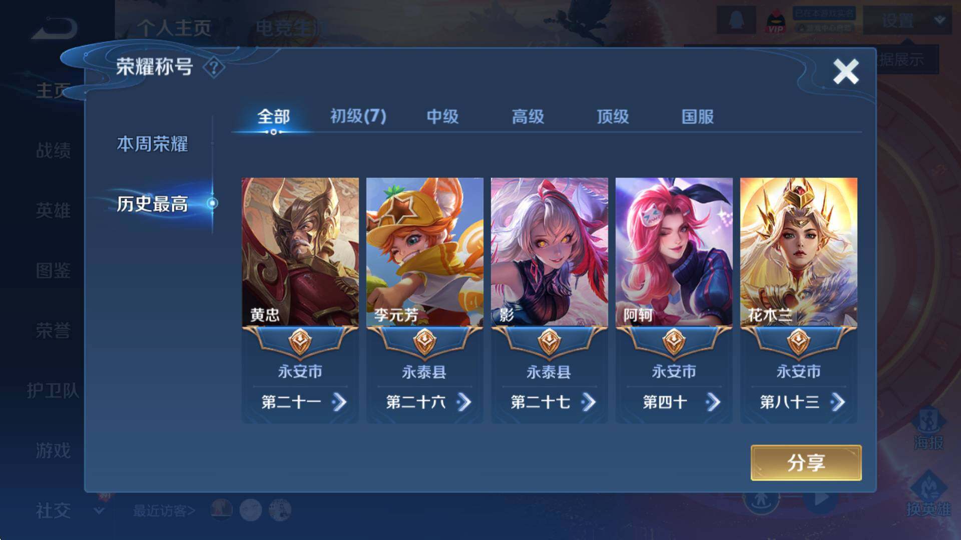 WZCMW3371738王者荣耀账号详情图7