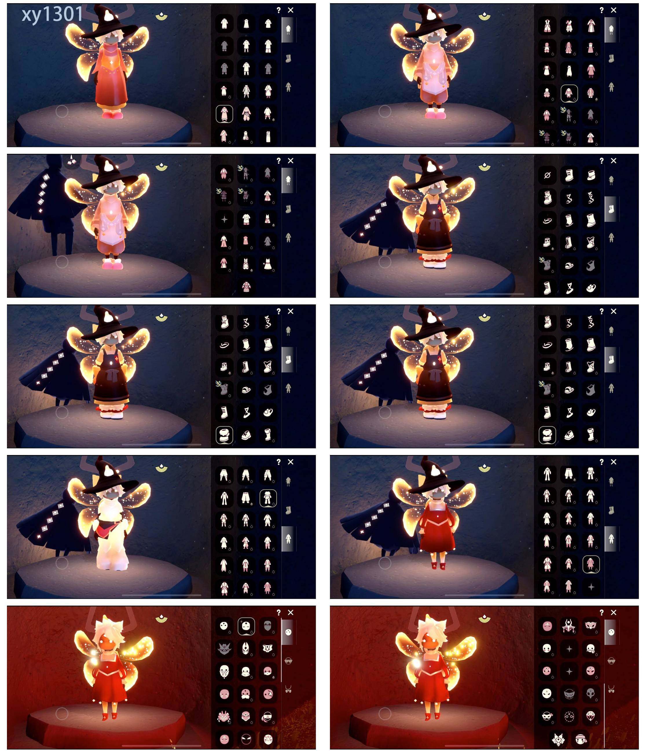 光遇账号iOS官服巫师帽 飘带斗篷 九色鹿鹿角 青衫落拓  皮皮猫斗篷  姚坤披肩 巫师帽  妮妮长裙  虚荣
资源：蜡烛178 爱心54 红烛90 12翼
已毕业地图：晨岛 雨林 霞谷
毕业季节：追忆季 夜行季 拾