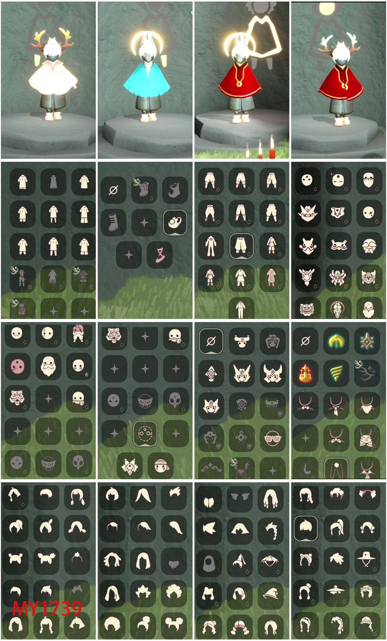 光遇账号华为渠道服阿努比斯TGC黑底斗篷圣诞鹿角手碟武士裤高马尾明制帽猫猫头详情看图，价格可刀
资源：蜡烛1  爱心1   红烛1  12翼 
已毕业地图：晨岛  雨林  霞谷  墓土  
毕业季节：圣岛季  预言季