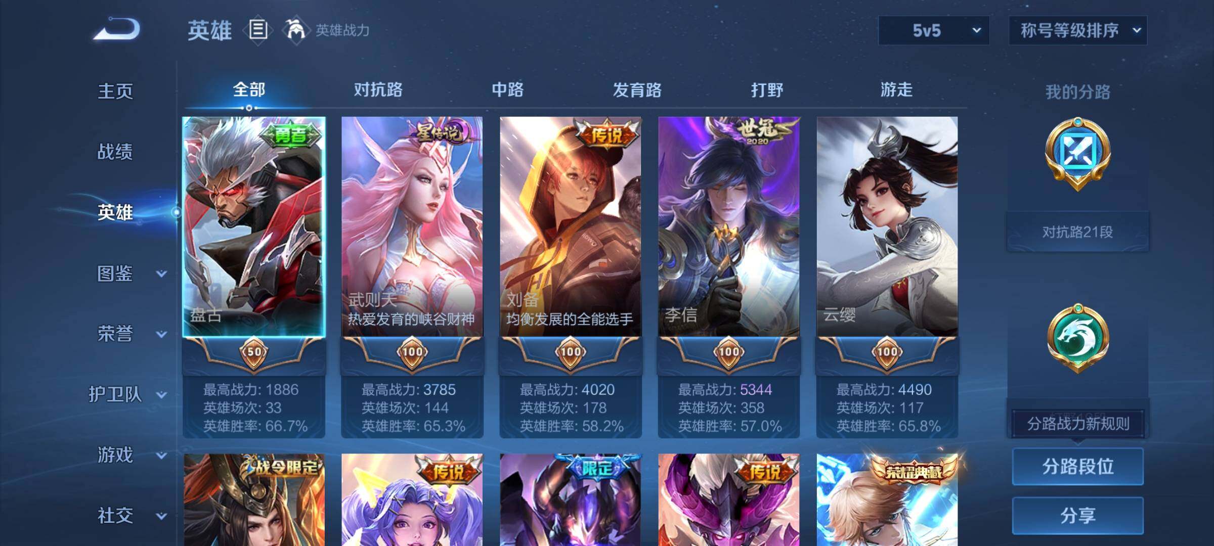 WZCMW3376188王者荣耀账号详情图3