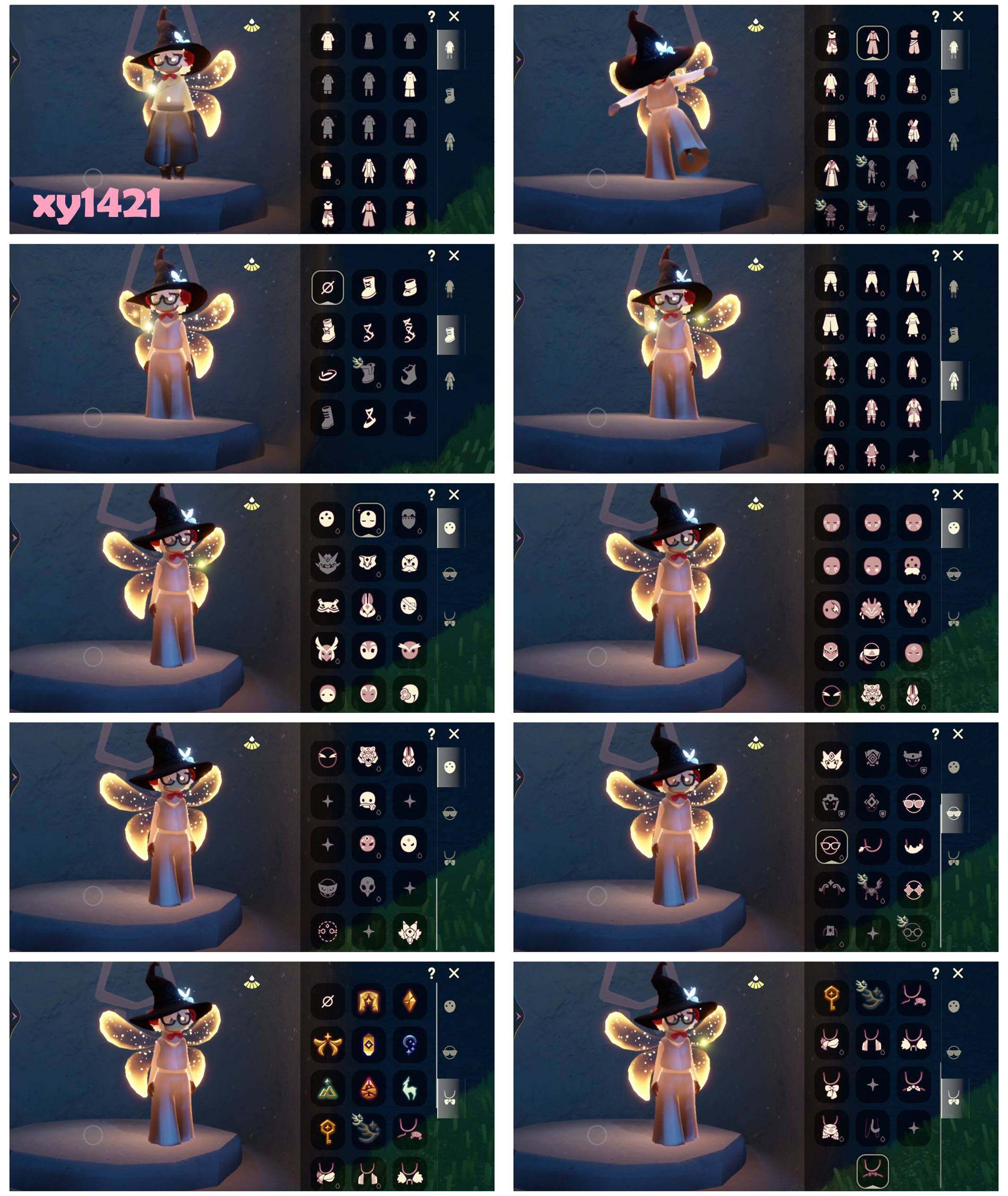 光遇账号vivo渠道服白枭欧若拉之翼皮皮猫武士裤蝙蝠套装巫师帽巫树犄角圣诞鹿角资源：蜡烛38  爱心26   5翼
毕业季节：表演季  破晓季  欧若拉季  追忆季 夜行季  拾光季  归巢季 九色鹿季  筑巢季
稀有礼