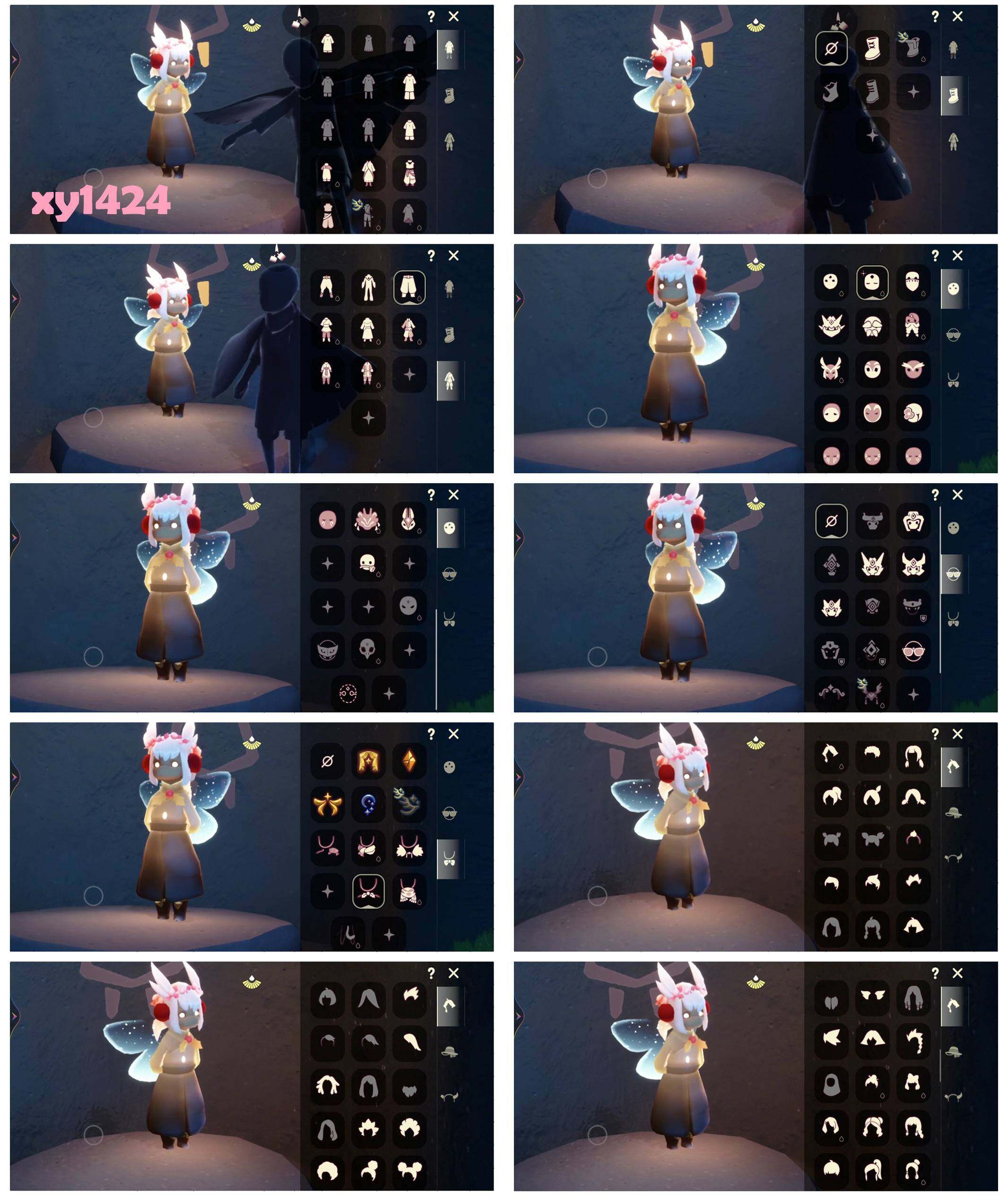 光遇账号vivo渠道服巫师帽武士裤暗花斗篷遥鲲长斗小浣熊斗篷
已毕业地图：云野 霞谷 墓土
毕业季节：表演季 破晓季 欧若拉 夜行季
稀有礼包：巫师帽 桔子发饰 玉兔发饰 枯角 彩虹耳钉 冥龙号角
热门裤子：背带裤 遥鲲