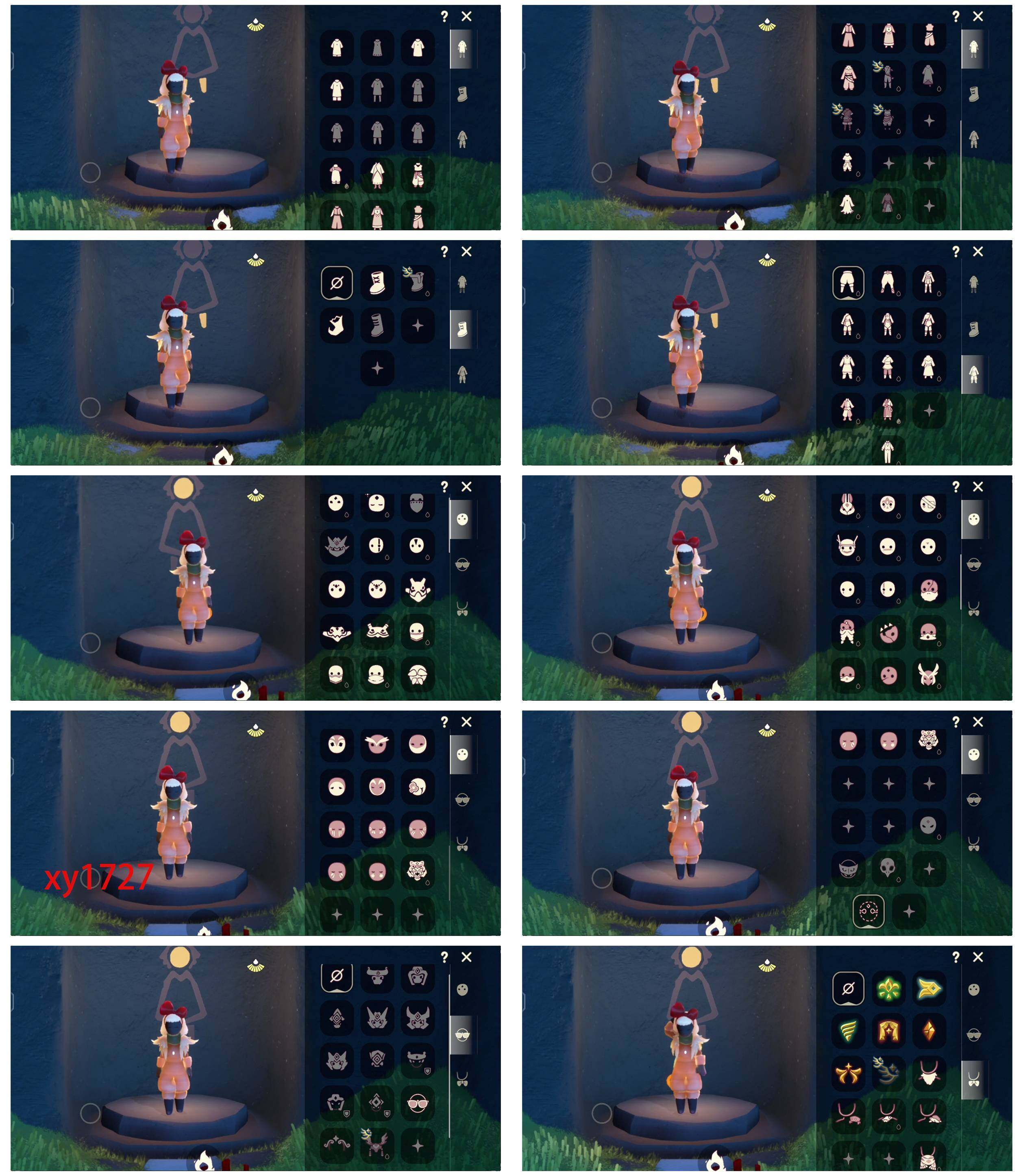 光遇账号安卓官服白枭透明蝶翼绊爱巫师帽欧若拉之声矮人面具樱花头星月头冠详情看图，价格可刀
资源：蜡烛228 爱心31 翼8
毕业季节： 集结季 风行季 潜海季 表演季 破晓季 欧若拉
稀有礼包：远行服饰 致爱装扮 