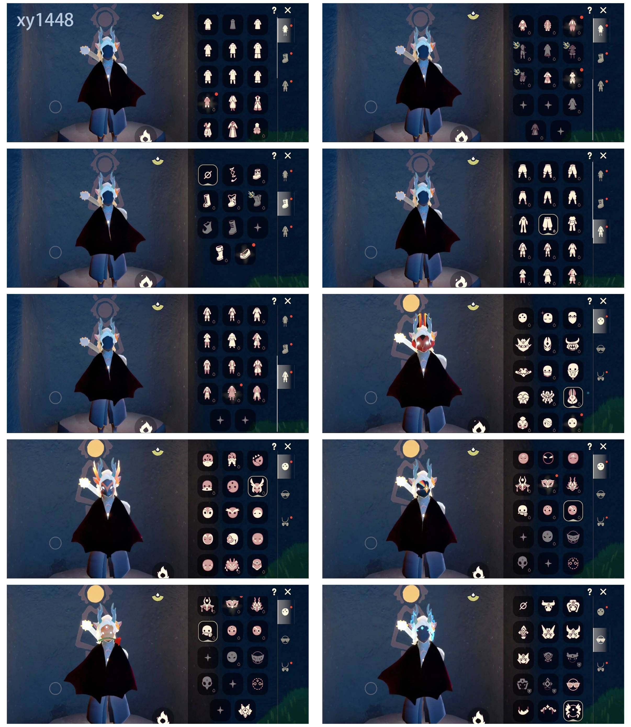 光遇账号安卓官服潜海面具飘带斗篷mini小手办冥龙斗篷白枭李逍遥发型青衫落拓发型资源：蜡烛116 爱心9   红烛21  11翼
已毕业地图：晨岛  云野  雨林  霞谷  墓土
毕业季节：潜海季  表演季 破晓季