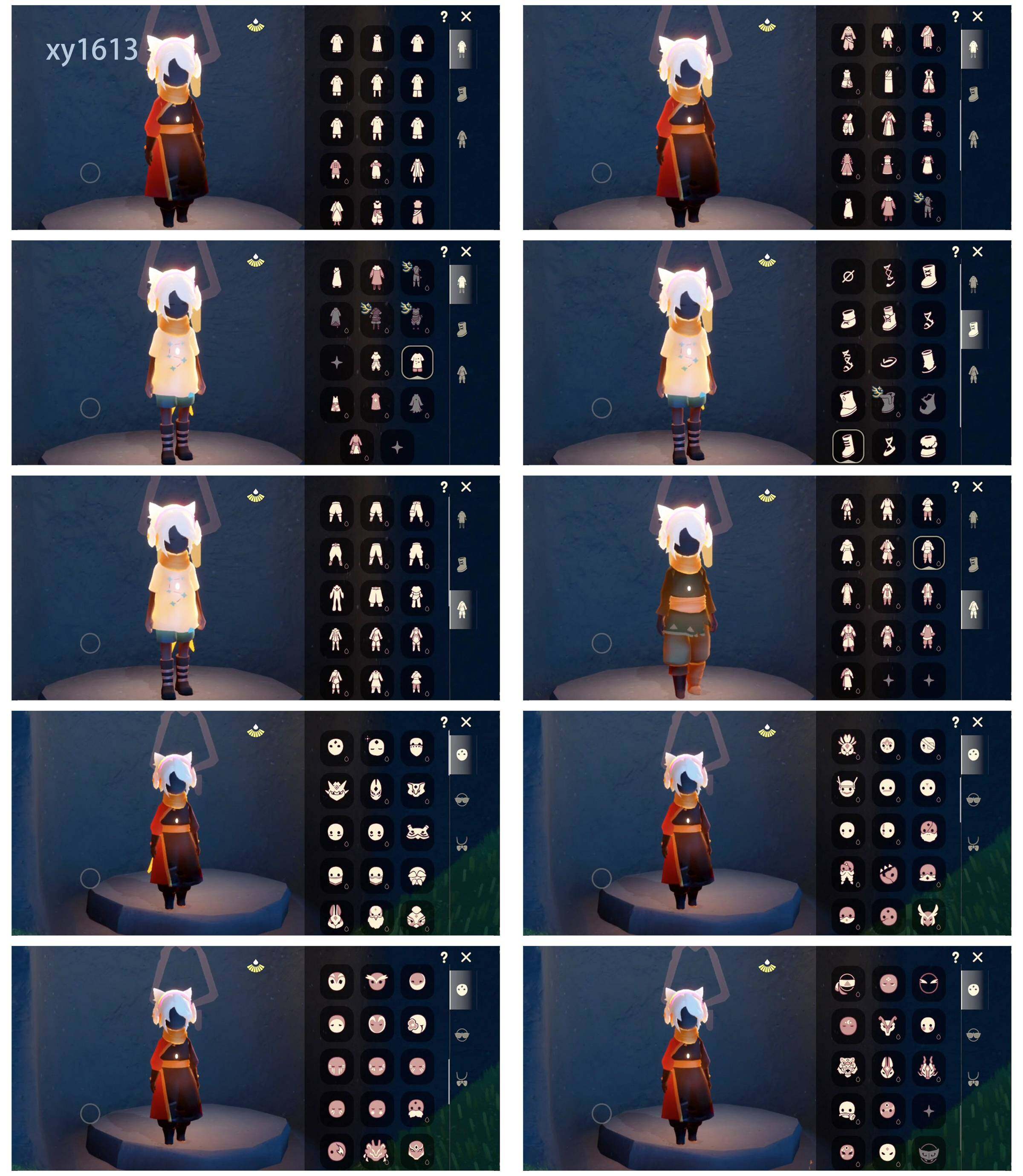 光遇账号安卓官服蝙蝠套装巫师帽绊爱九色鹿鹿角圣诞鹿角欧若拉之翼瑞雪斗篷白雪斗篷线框斗篷冥龙号角皮皮猫秋千
资源：蜡烛1050  爱心171  红烛33  8翼
已毕业地图：全图毕业
毕业季节：梦想季  集结季 风行