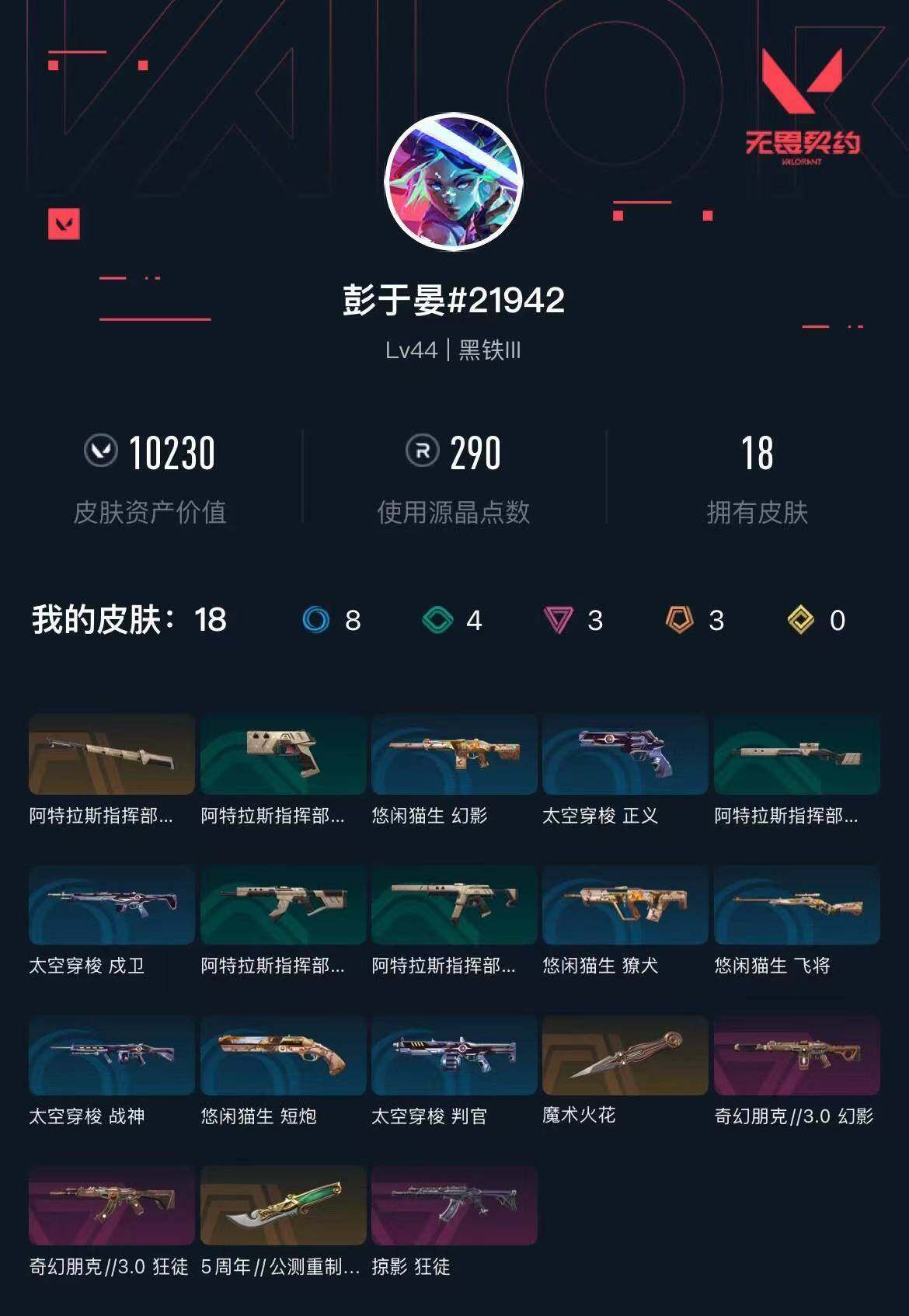 WWQXL323215无畏契约账号详情图2 WWQXL323215无畏契约账号详情图2